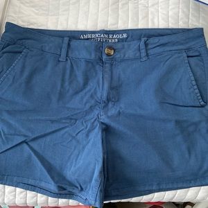 American Eagle Twill Blue Shorts